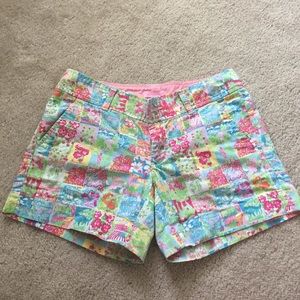 EUC Lilly Pulitzer State of Mind Callahan Shorts