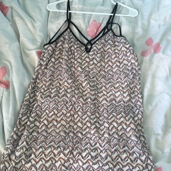 Printed baby doll dress