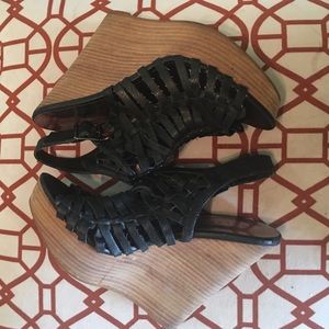 FINAL SALE!!!! Black Bakers 5" Wedges