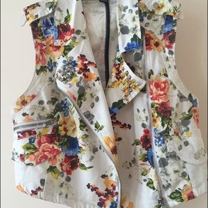 Floral Vest