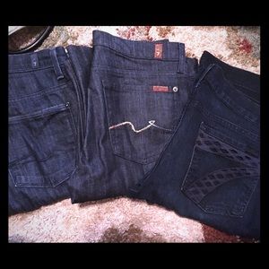 EUC 7 for all Mankind sz 30 BUNDLE! Make an offer!