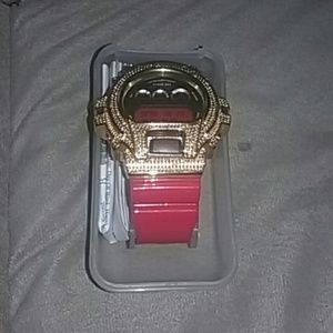 Iced out custom watch