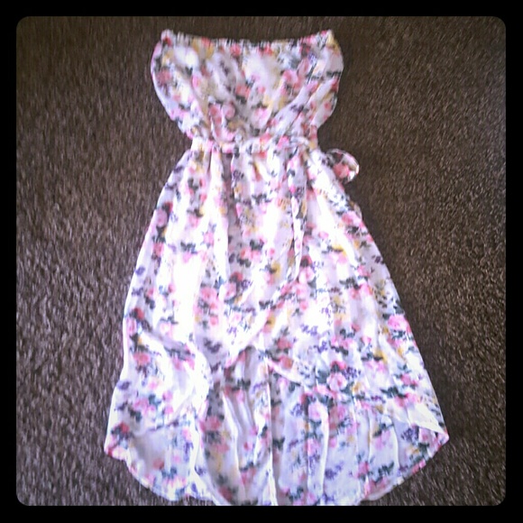 Flower print dress