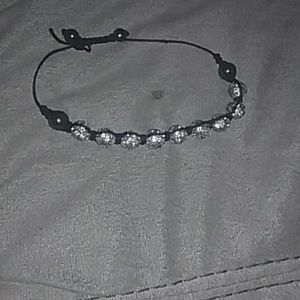 Iced out shamball bracelet