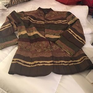 Short jacket feels like silk.