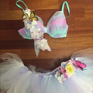 Victoria secret rave bra and tutu- edc