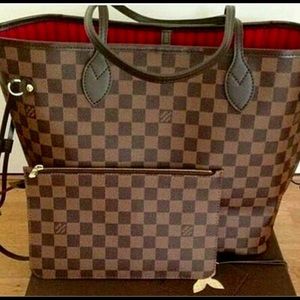 LV Never full tote bag