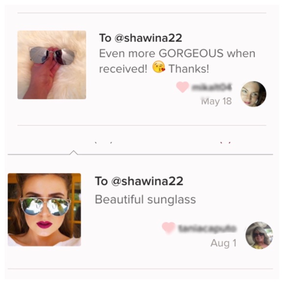 5🌟Rated Silver Mirrored Aviator Sunglasses - Picture 4 of 4