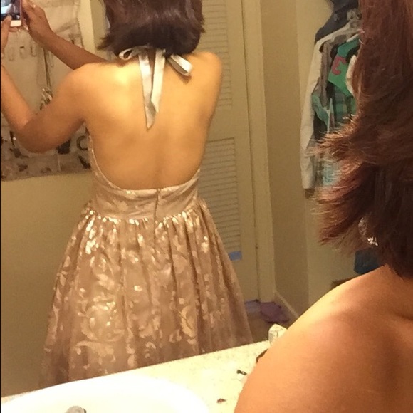 Adrianna Papell halter sequin dress - Picture 4 of 4