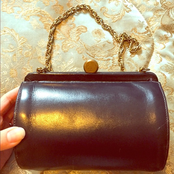 Vintage Handbags - Navy Vintage Purse