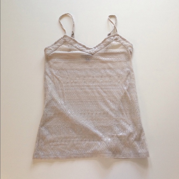 Lightweight, Metallic Tank Top