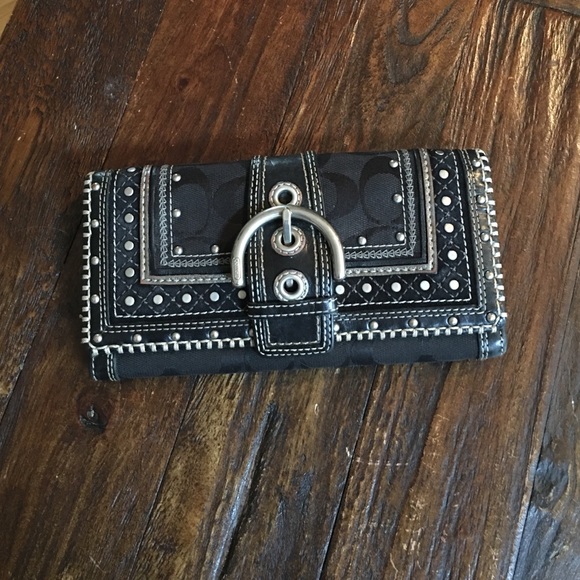Black Coach Wallet