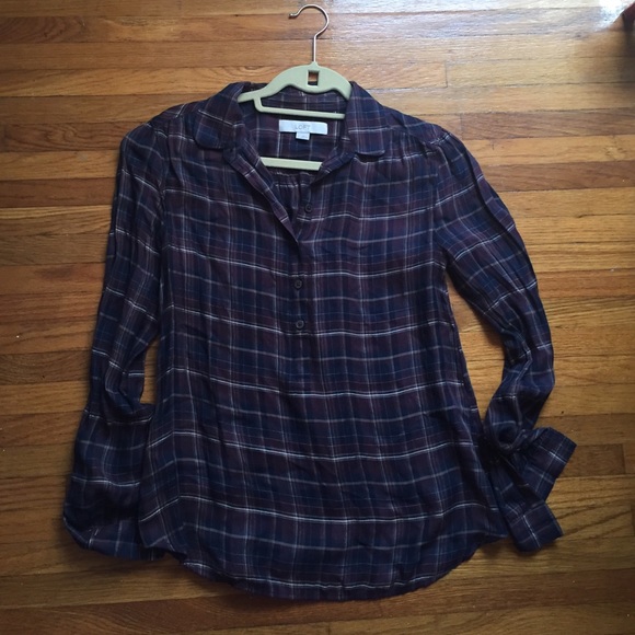 Plaid blouse