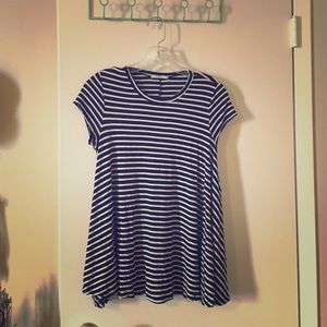 Striped long shirt