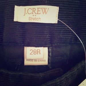 J. Crew bootcut cords NWT color dark forest