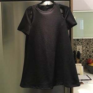 Zara cut out shoulder shift dress
