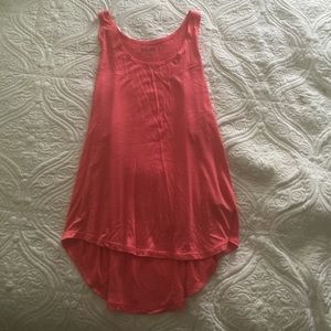 Coral tank top