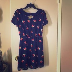 ✨SALE! Peter Pan collar bird dress