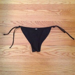 American Apparel Black String Bikini Bottom