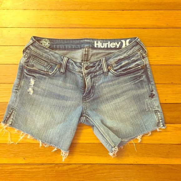 Hurley denim cut-off shorts