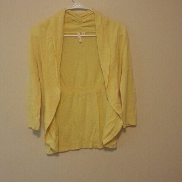 A Yellow Cardigan