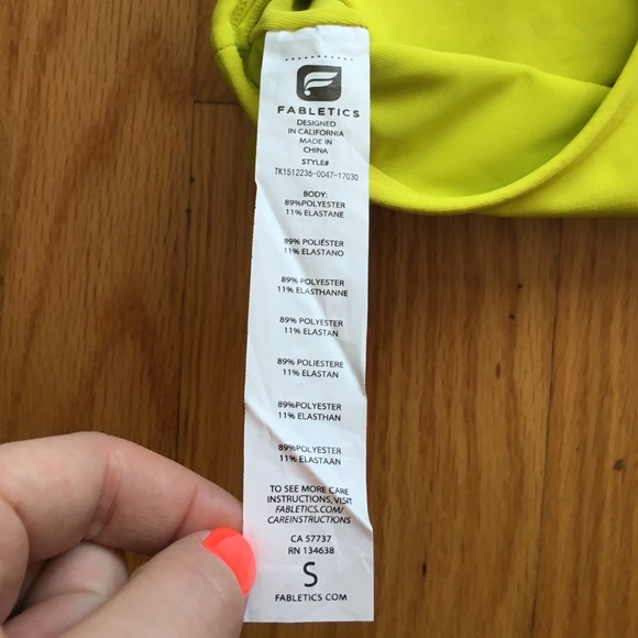 NWOT Fabletics sports bra, never worn - Picture 3 of 3