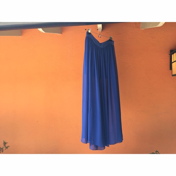 Robbi & Nikki Long Sheer Maxi Skirt
