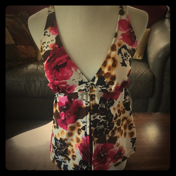 Tropical Escape | Layered Tankini Top | 8