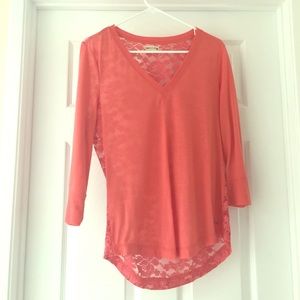 Coral shirt