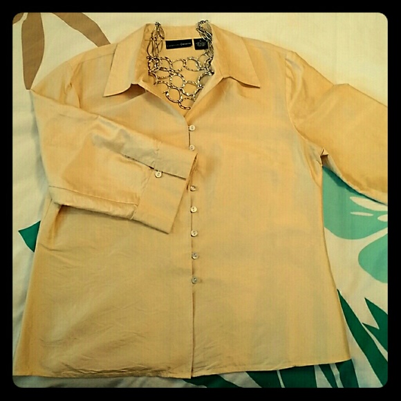 🌼 Silk 3/4 Sleeve Blouse