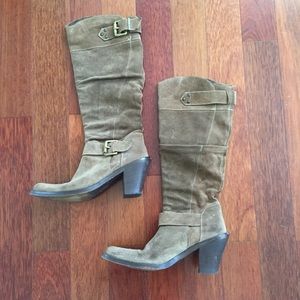 Italian suede boots