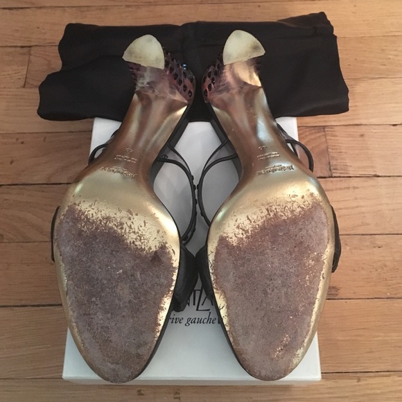 Original Yves Saint Laurent Slip-On Sandal Heels - Picture 3 of 4