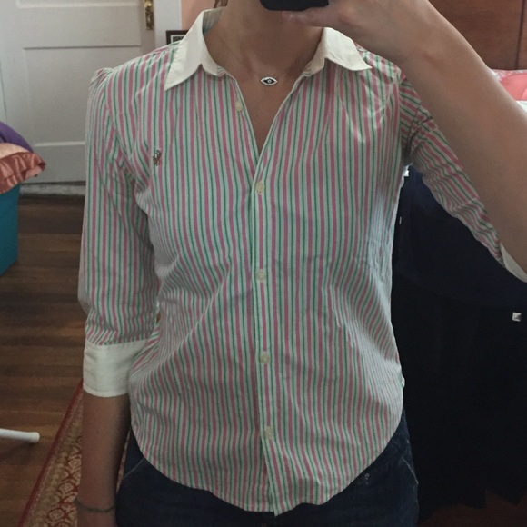 Ralph Lauren striped button down shirt