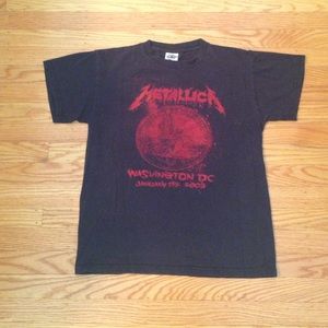 Black Metallica Tour T-Shirt