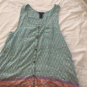 This is a Forever21 GIRLS tribal print top