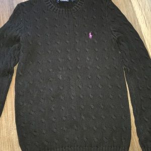 Black Ralph Lauren knit sweater