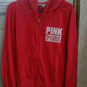 Pink brand hoodie