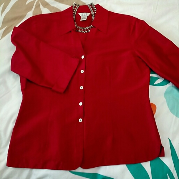 🌺  Silk 3/4 Sleeve Blouse