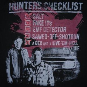 Supernatural "Hunter's Checklist" tank