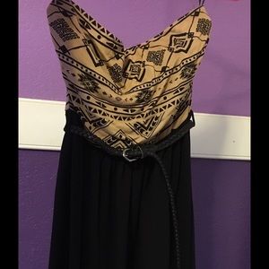 Forever 21 High Low Dress with Belt