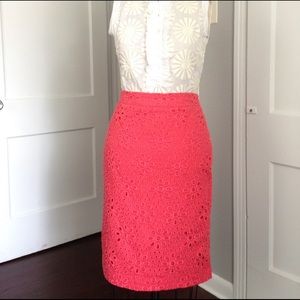 J.Crew Pink Pencil skirt