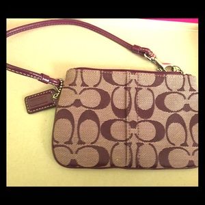 Coach wristlet