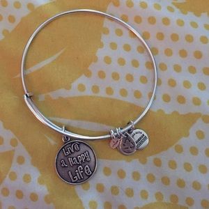 Alex and Ani "live a happy life" bangle