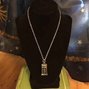 Dr. Who Tardis Necklace