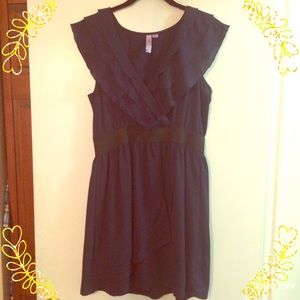 Light feminine ruffle top dress