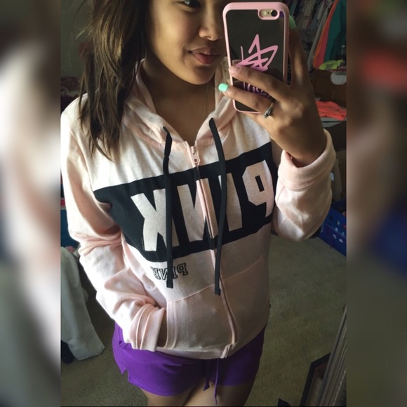 💕NEW - Pastel Pink VS PINK Zip Up