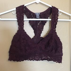 Maroon Aerie bralette
