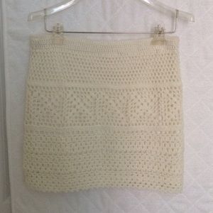 UO White Mini Skirt