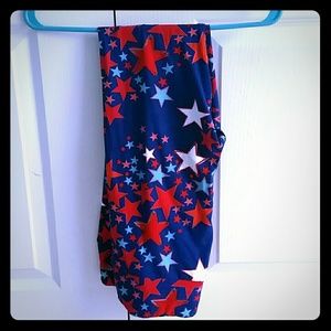 LulaRoe TC 4th of July Leggings