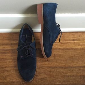 Suede Tommy Hilfiger Laced boots